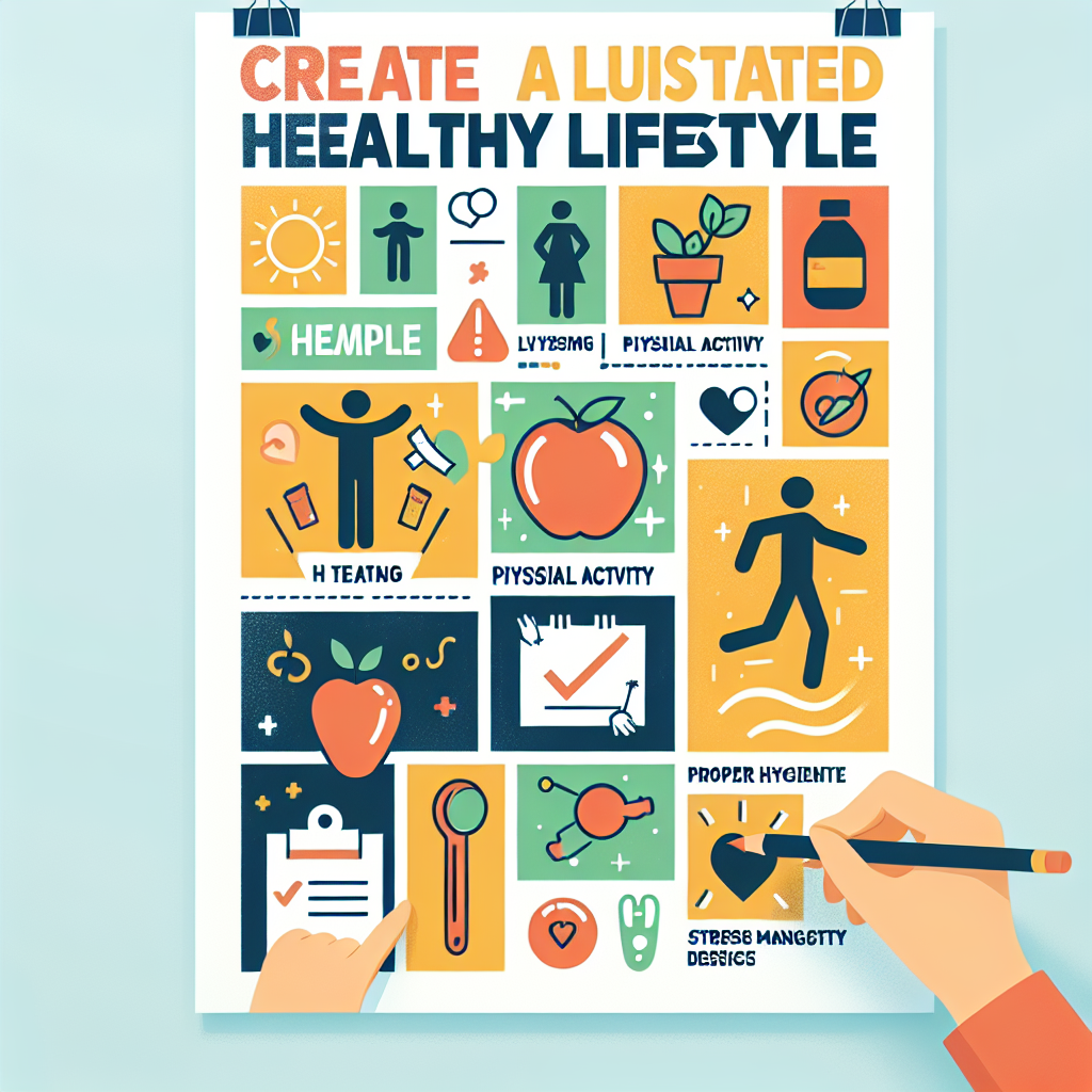 Inspirasi Poster Hidup Sehat yang Mudah Digambar untuk Pemula