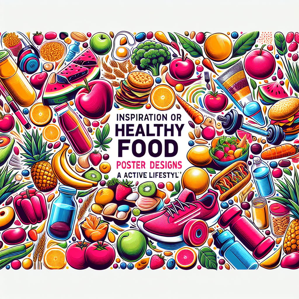 Inspirasi Desain Poster Makanan Sehat untuk Gaya Hidup Aktif